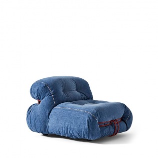 Cassina SORIANA 944 Sessel Denim