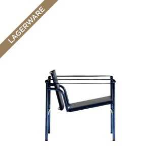 Cassina 1 Fauteuil dossier basculant, 60, Blau/Leder Blau