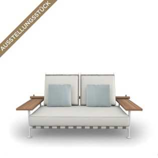 Cassina FENC-E Nature 2-Sitzer Sofa, Avorio/Futura