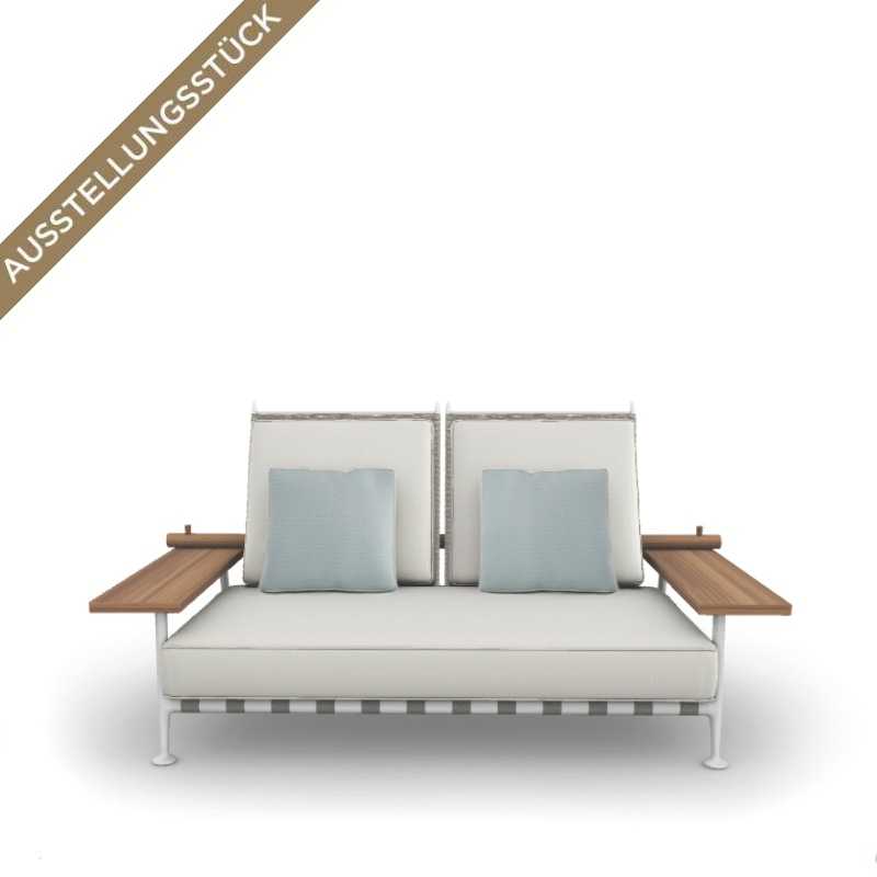 Cassina FENC-E Nature 2-Sitzer Sofa, Avorio/Futura