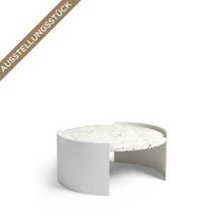 Cassina BOWY OUTDOOR Couchtisch Ø 90 cm, Avorio/Bianco Grigio