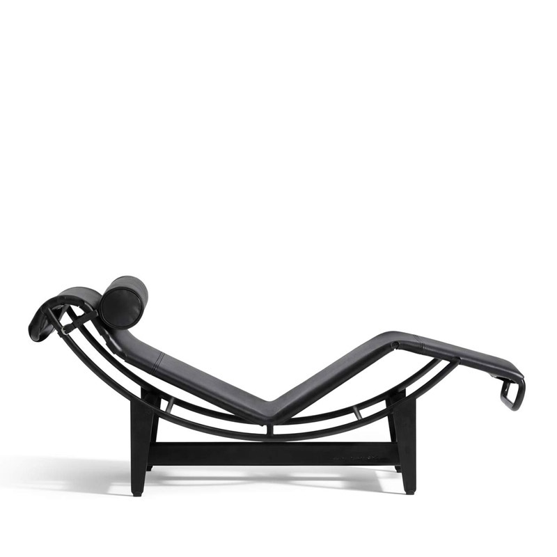 Cassina 4 Chaise longue à reglage continu, Leder-Selection