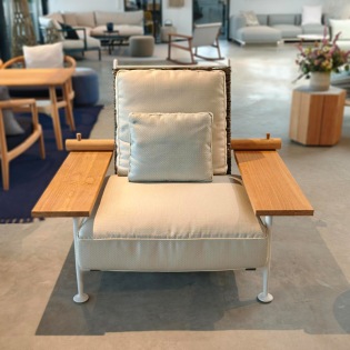 Cassina FENC-E Nature Sessel, Avorio/Futura