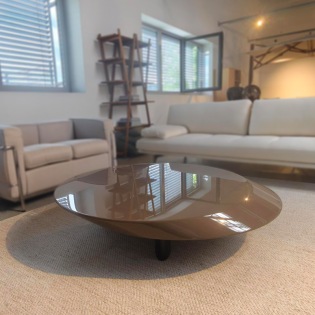 Cassina ACCORDO 520 Couchtisch, Kastanienbraun