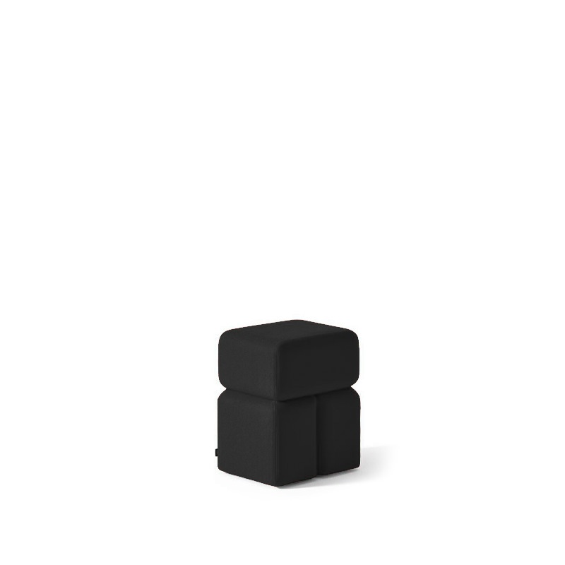 Cassina SOFT CORNERS 507 Pouf S, Tensing Nero